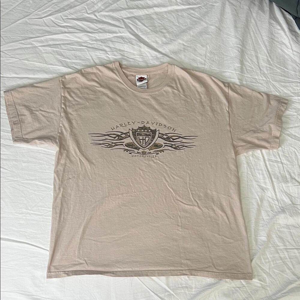 Harley Davidson Waterloo Graphic TShirt Size XL *flaw